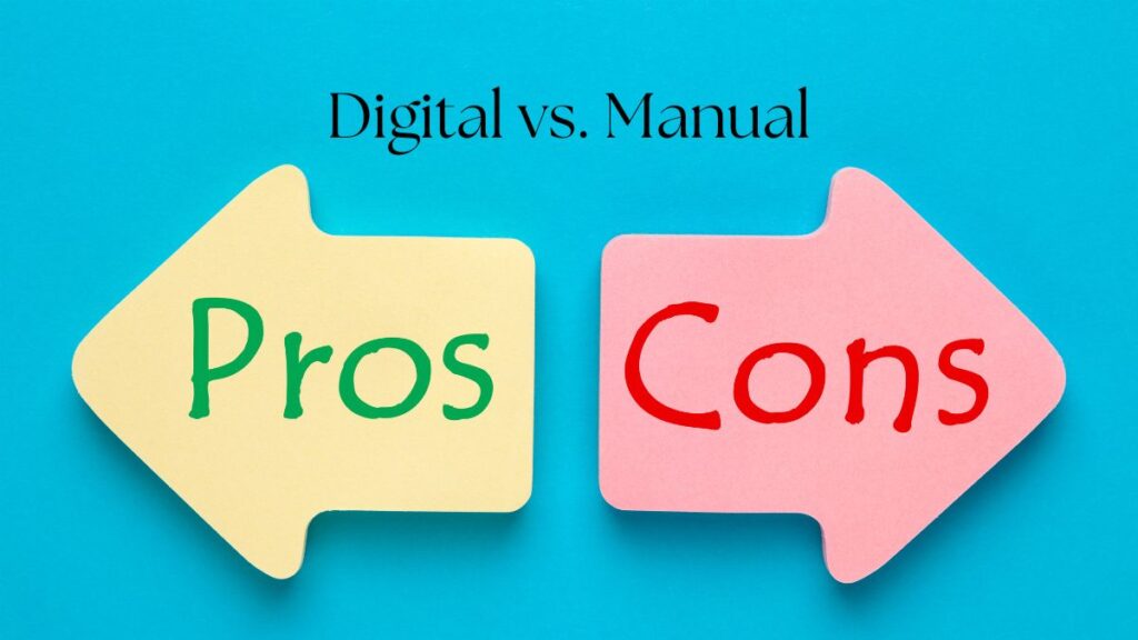 Digital vs. Manual Bookkeeping: Pros and Cons